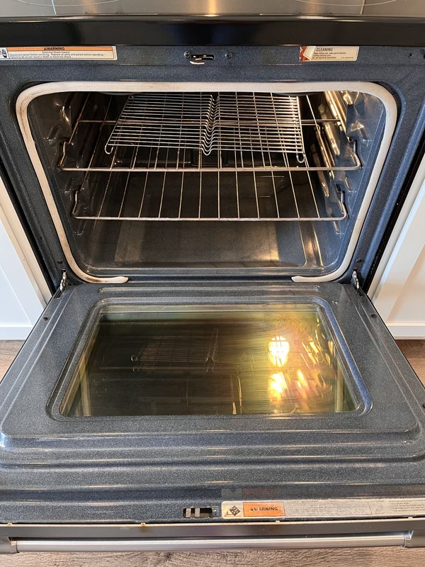 Clean oven interior